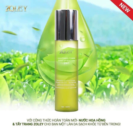 Tẩy Trang Hoa Hồng Zoley 2in1