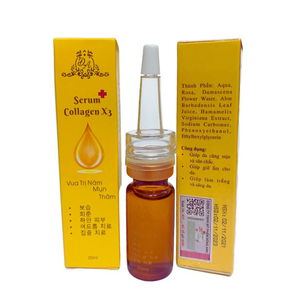 Serum Dưỡng Trị Nám Collagen X3 Đông Anh